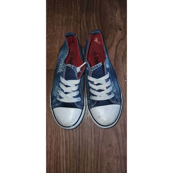 Girls Denim Sneakers - Picture 5 of 9